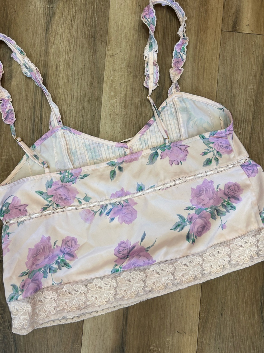 Love Shack Fancy- Lanzo Tank- Mauve Rose - Picture 8 of 10